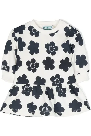 Kenzo Vestido manga larga con estampado floral