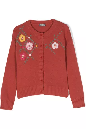 Il gufo Cárdigan con bordado floral