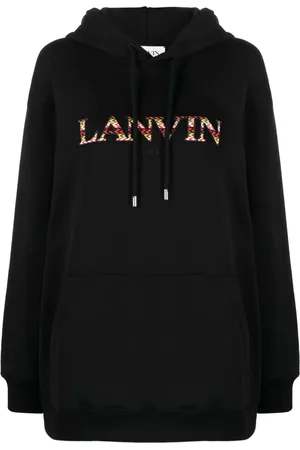 Lanvin Hoodie con logo bordado