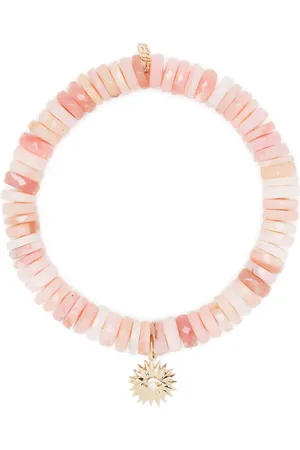 Sydney Evan Pulsera Evil Eye Starburst Sunshine en oro amarillo de 14kt con diamante y ópalo