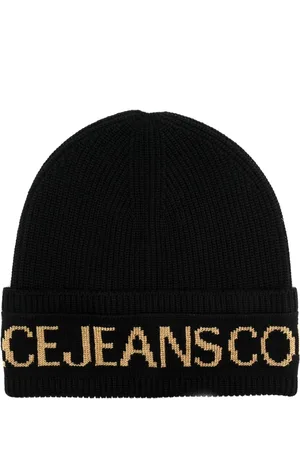 VERSACE Gorro con logo estampado