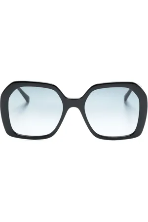 Stella McCartney Lentes de sol con armazón cuadrada y letras del logo