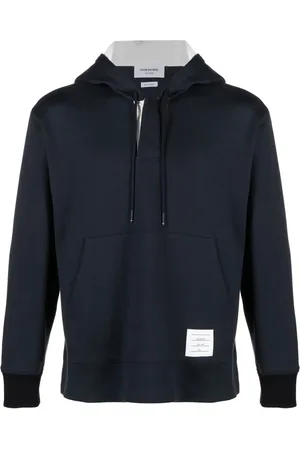 Thom Browne Hoodie de rugby manga larga