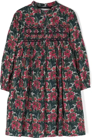 BONPOINT Vestido manga larga con estampado floral