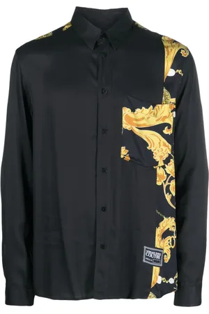 VERSACE Camisa con estampado barroco