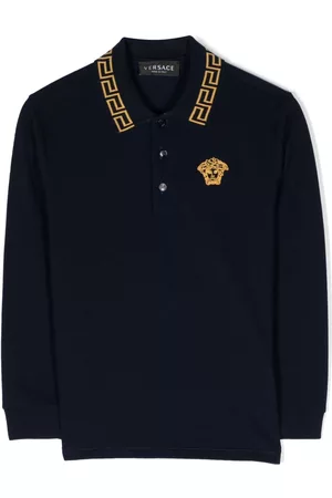 VERSACE Playera tipo polo Greca