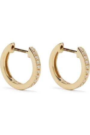 Kiki Mcdonough Arracadas Kiki Classic en oro amarillo de 18kt con diamante