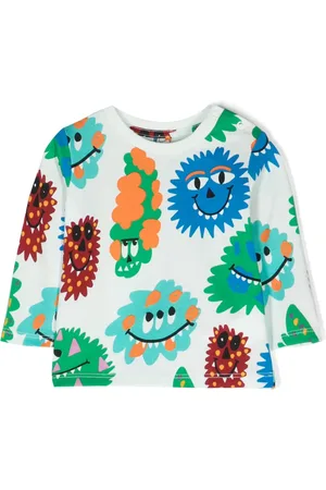 Stella McCartney Top con estampado gráfico