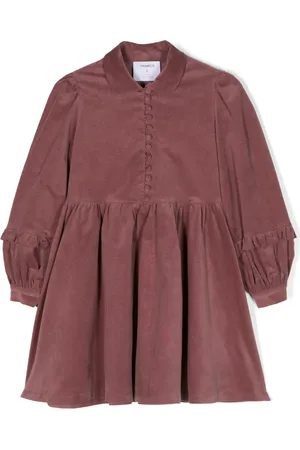 Simonetta Vestido con cuello mao