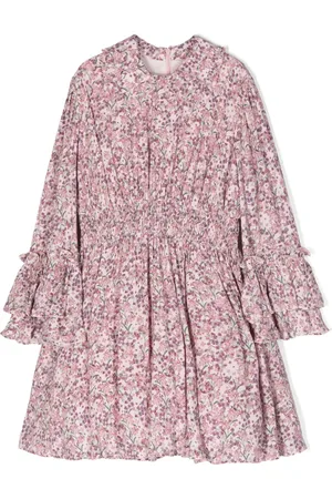 Simonetta Vestido acampanado con estampado floral
