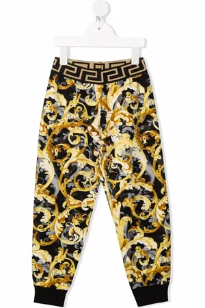 VERSACE Pants con estampado Barocco