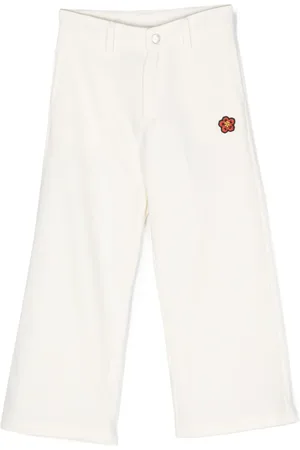 Kenzo Pantalones rectos con parche del logo
