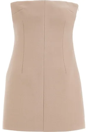 Salvatore Ferragamo Vestido corto con bustier