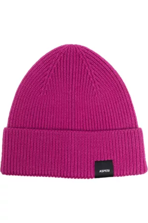 Aspesi Gorro tejido de canalé