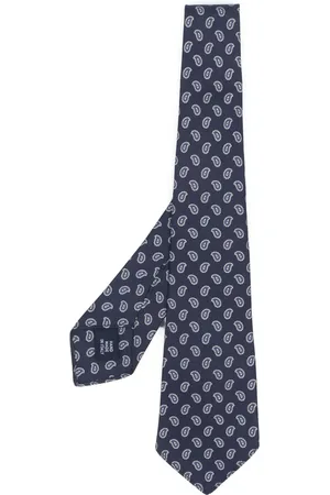 Ralph Lauren Corbata de seda con estampado de cachemira