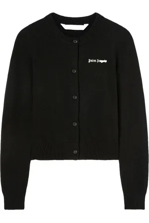 Palm Angels Cárdigan con botones y logo estampado