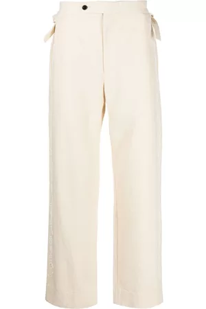 BODE Pantalones chinos con bordado floral