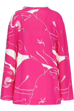 VALENTINO GARAVANI Blusa Cady Panther