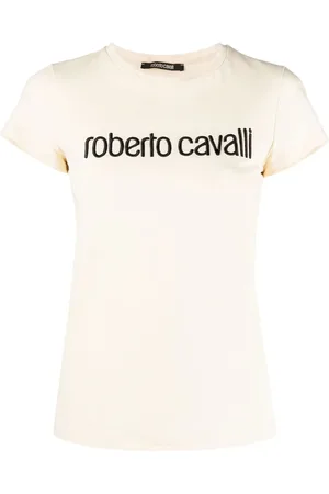 Roberto Cavalli Playera con logo bordado