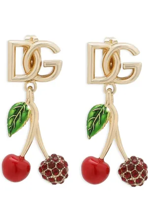 Dolce & Gabbana Aretes con letras del logo