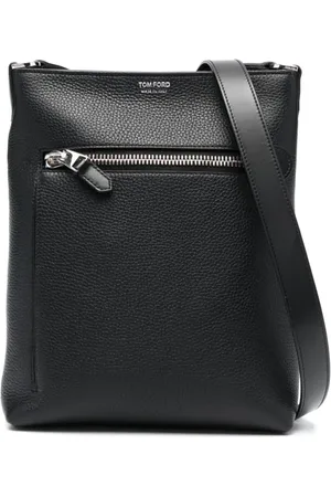 Tom Ford Mochila tipo mensajero con logo estampado