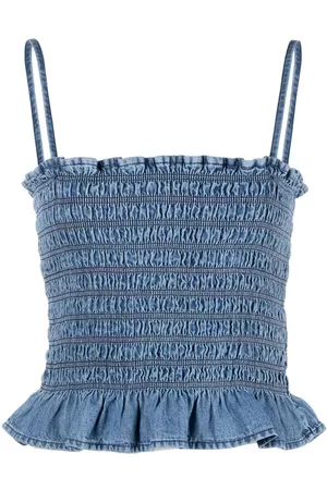 Marant Etoile Top de mezclilla Daline