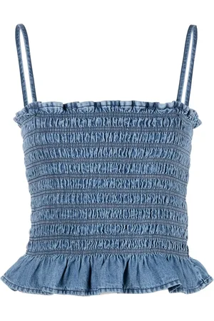 Marant Etoile Top de mezclilla Daline