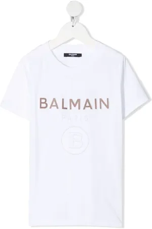 Balmain Playera con logo estampado