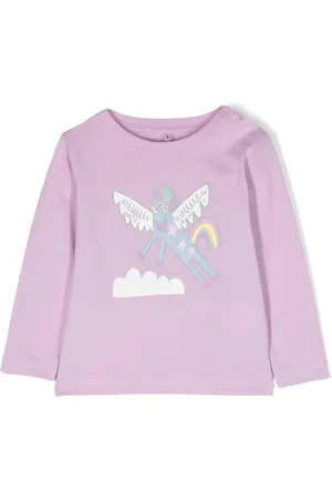 Stella McCartney Playera manga larga con dibujo estampado