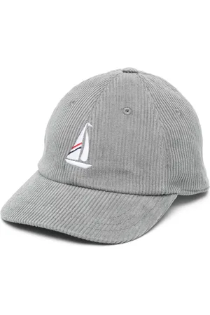 Thom Browne Gorra con logo bordado