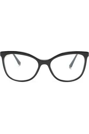 Bvlgari Lentes con armazón cat eye y logo grabado