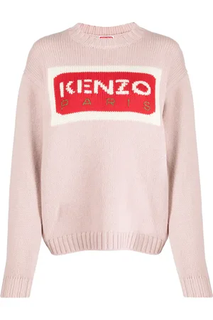 Kenzo Suéter Paris con logo en intarsia