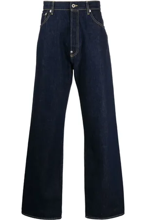 Kenzo Pantalones anchos con efecto lavado