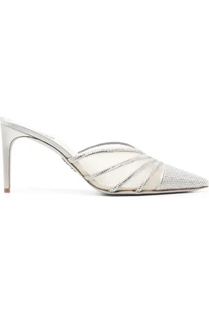 RENE CAOVILLA Mules Bridal con detalles de cristal