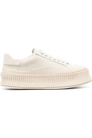 Jil Sander Tenis bajos con agujetas