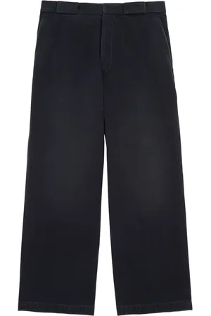 Maison Margiela Pantalones rectos con tiro medio