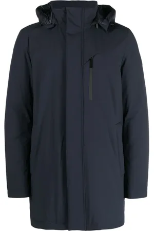 Woolrich Abrigo capitonado con parche del logo