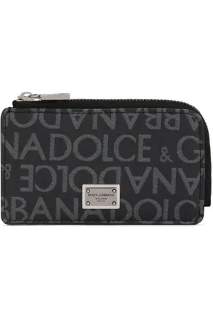 Dolce & Gabbana Cartera con logo en jacquard y cierre