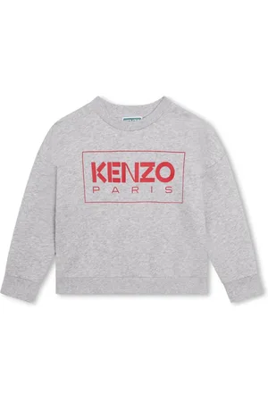 Kenzo Sudadera con cuello redondo y logo estampado
