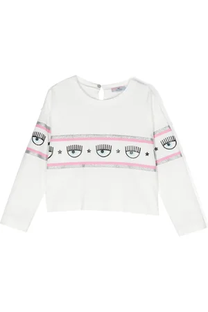 Chiara Ferragni Sudadera con franja del logo