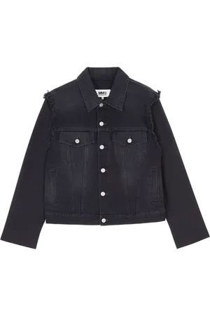 Maison Margiela Chamarra de mezclilla con efecto envejecido