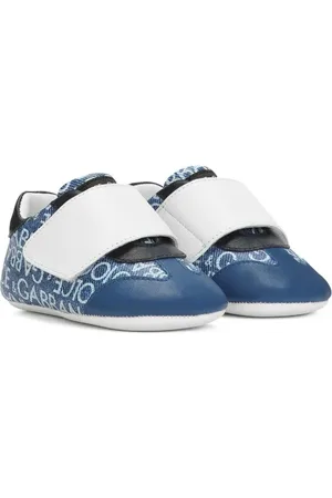 Dolce & Gabbana Tenis con cierre autoadherente y monograma