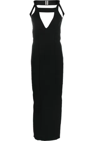 Rick Owens Vestido largo sin mangas con aberturas