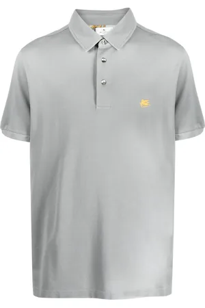 Etro Playera tipo polo con logo bordado