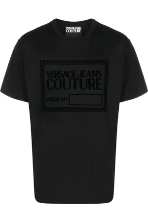 VERSACE Playera con logo afelpado