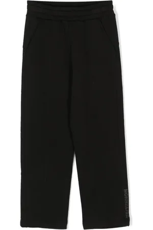 MONNALISA Pantalones con pretina elástica y logo estampado