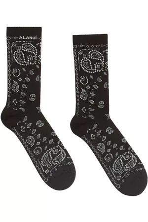 Alanui Calcetines con estampado de bandana
