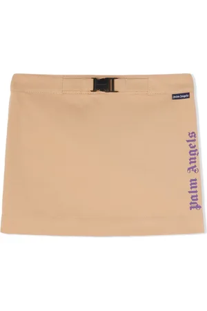 Palm Angels Falda con logo estampado