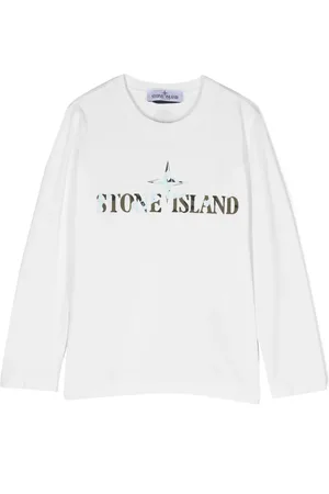 Stone Island Playera con logo estampado