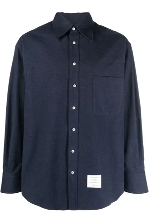 Thom Browne Camisa con parche del logo